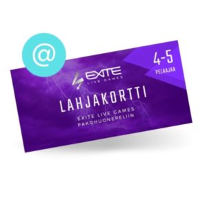 Lahjakortti 4-5 hlö (e-kortti, sähköpostitse)