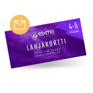 Lahjakortti 4-5 hlö (toimitus kirjeitse)