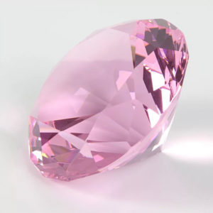 Lasitimantti pinkki 6cm